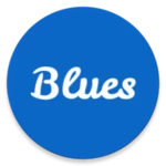 blues music radio android application logo